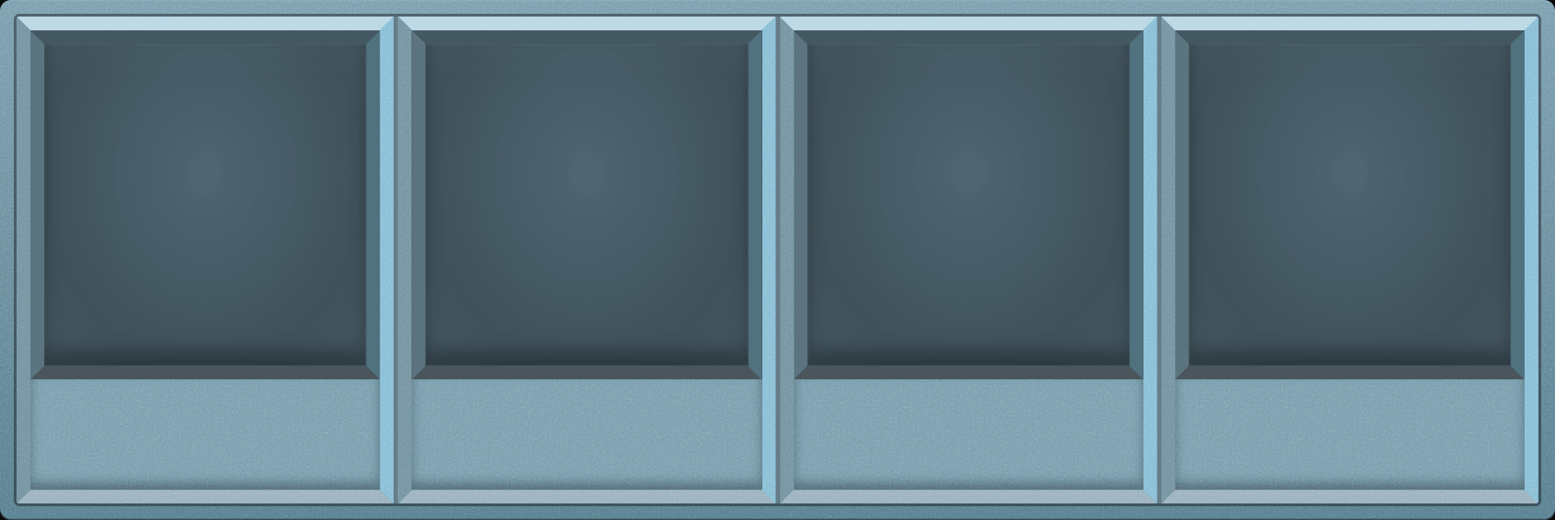 Arctic Ice Display Case (1x4)